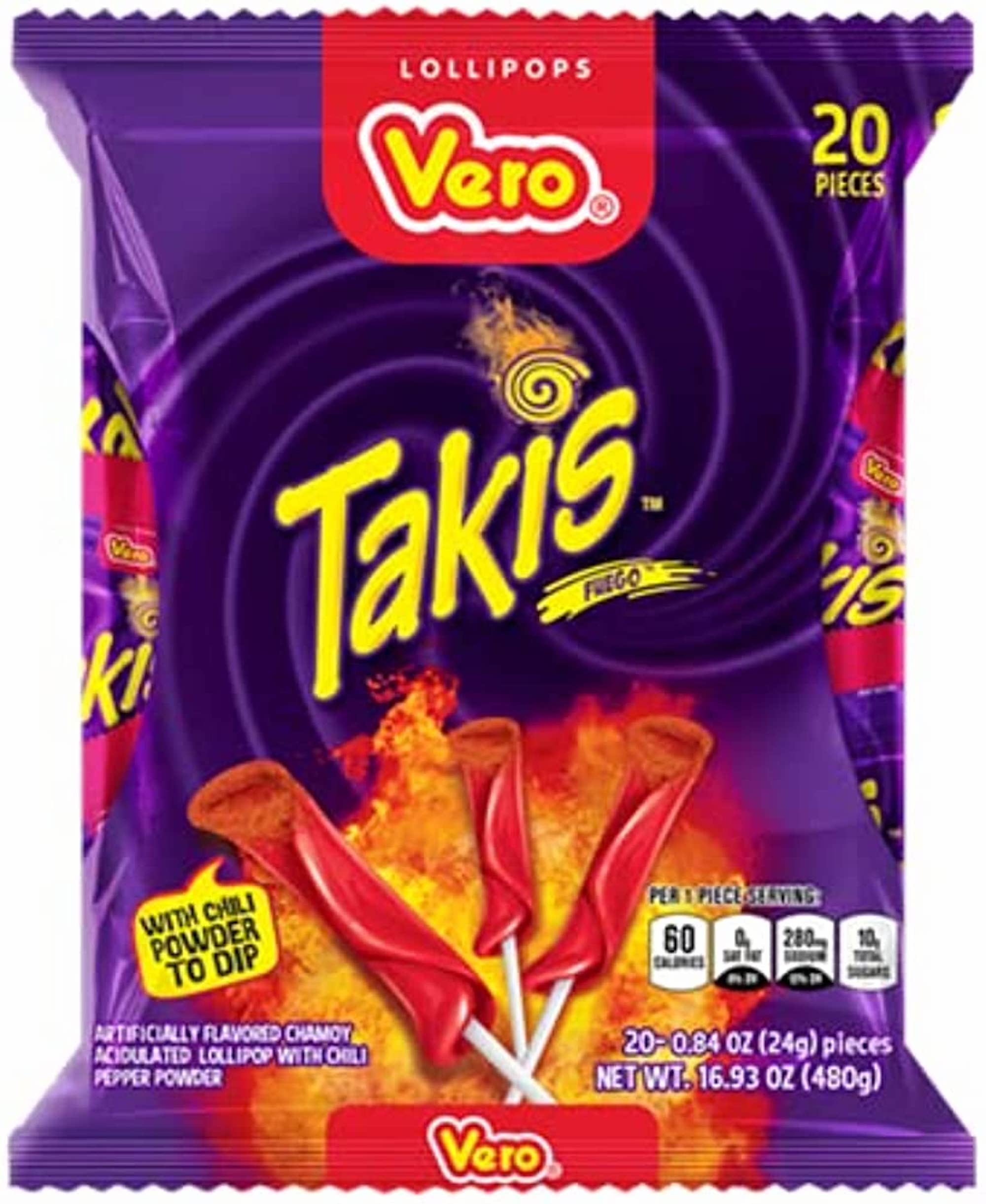 Takis Fuego Lollipop 480 g | Candy Store