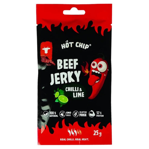 Hot Chip Beef Jerky Chilli&Lime 25 g